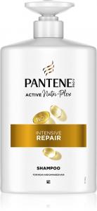 Интенсивный восстанавливающий шампунь Pro-V Active Nutri Plex для поврежденных волос Pantene, 1000 мл