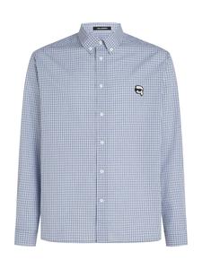 Рубашка на пуговицах классического кроя Karl Lagerfeld, синий/голубой