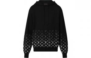 Луи Виттон Градиентный Хлопковый Худи Черный