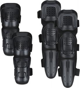 Комплект наколенников и налокотников для взрослых, наколенники/налокотники для взрослых, унисекс, налокотники, защита голени, защитные наколенники, защитная экипировка для мотокросса, наколенники и налокотники, 4 шт HGTRH