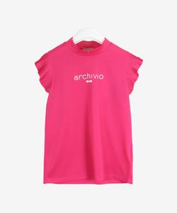 Пуловер из сетчатой ткани с плиссированными рукавами Archivio, цвет Pink(025)