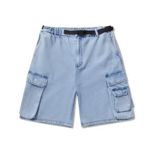 LiNing Шорты джинсовые мужские light blue denim