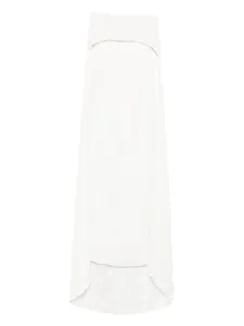 Платье-накидка с открытыми плечами Vestiaire d'un Oiseau Libre, белый