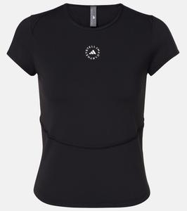 Технический топ Adidas by Stella McCartney, черный