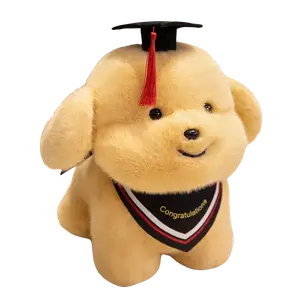 Плюшевая кукла Doctor Hat Dun Dog, высота 23 см/33 см MENGDINUO