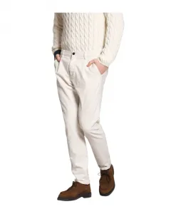 Белые брюки-чиносы морковного кроя Mason'S, белый