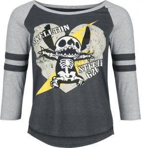 Рубашка с длинными рукавами Lilo & Stitch Skeleton Stitch, разноцветный