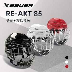BAUER Детский хоккейный шлем AKT85 с маской, Baier, черный, размер L