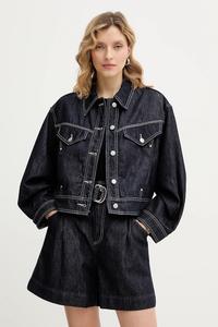 Джинсовая куртка c bomber trucker 1.0 BOSS Orange, темно-синий