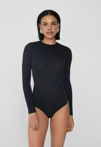 Топ с длинными рукавами Tezenis, черный