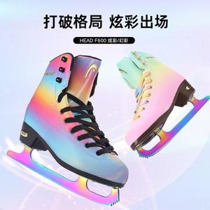 HEAD Фигурные коньки для начинающих, детские и взрослые профессиональные, ролики с дизайном F600 (обувь + сумка + чехлы), цвет укажите в примечаниях, размер 39