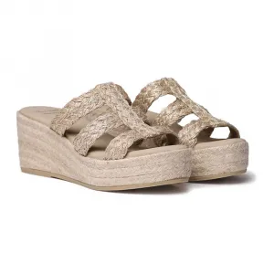 Сандалии Toni Pons Reni-PH esparto wedge, бежевый