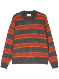 AMISH полосатый джемпер с круглым вырезом, оранжевый