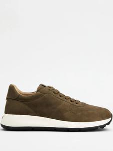 Замшевые кеды Tod's, зеленый