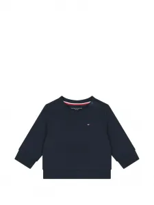 Свитер с логотипом на пуговицах Tommy Hilfiger Junior, синий