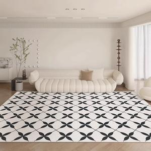 Budis Ковер 180х250 см для гостиной/спальни в французском стиле, waterproof, утолщенный, моющийся, петлевой ворс