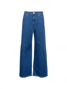 Джинсы Emme свободного кроя (широкие брючины) Marella, синий