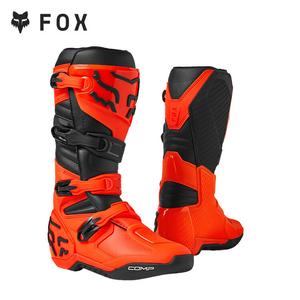 FOX Новая модель американских внедорожных ботинок для мотоцикла, трейл райдинг, износостойкие, начальный уровень, черные оранжевые_1899, размер 44