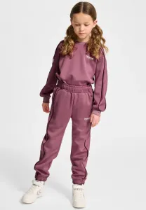 Брюки спортивного костюма jr interlock с регулируемой застежкой Hummel, Wistful Mauve