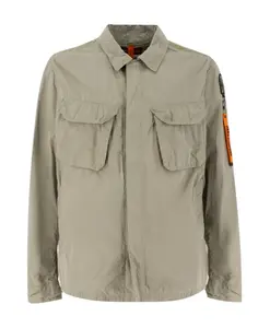 Куртка-Рубашка на молнии из нейлоновой парусины Parajumpers, серый