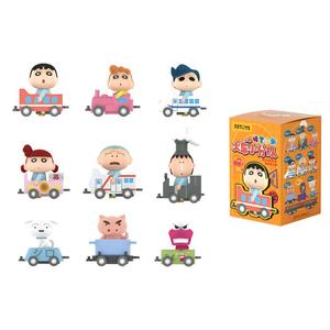 Коллекционная серия "Маленькая команда поездов" Crayon Shin chan мистери бокс одиночный мистери бокс/полный бокс 8 шт 52TOYS