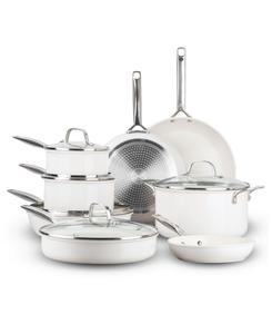 Набор посуды Pro Natural Collection из 13 предметов с керамическим антипригарным покрытием Gotham Steel, Cream