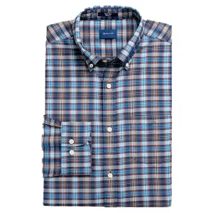 Рубашка Gant Indigo Check, синий