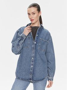 Джинсовая рубашка свободного кроя Samsøe Samsøe, синий