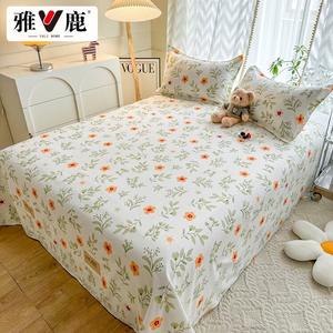 Yalu Простыня на резинке 180 см, 230х230 см, цвет Lemon Mint, дышащая, шелковистая