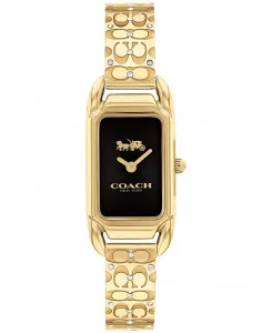 Женские часы-браслет Cadie из нержавеющей стали с золотистым покрытием, 17.5 x 28.5 мм COACH