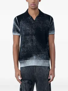 Футболка с V-образным вырезом Diesel, черный