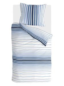 Комплект постельного белья Beach Feel синего цвета Byrklund, 155x220 см