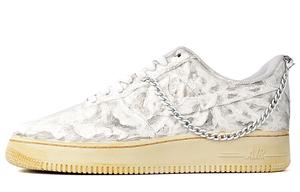 Кроссовки Nike Air Force 1 Skateboard Shoes Men Low-Top Off White/Gray
