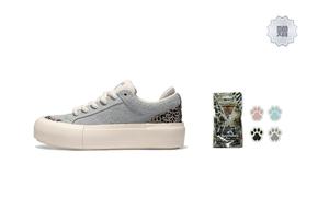 Кроссовки MATNUT Skateboarding Shoes Unisex Low-top Light Blue, голубой