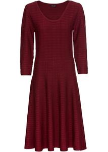 Трикотажное платье в полоску Bodyflirt, красный