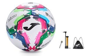 Joma Размер 4 мяч Soccer PU бесшовный термосварной Unisex белый