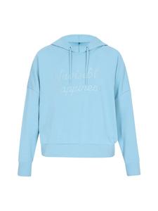 Женская толстовка с капюшоном цвета морской волны myMo