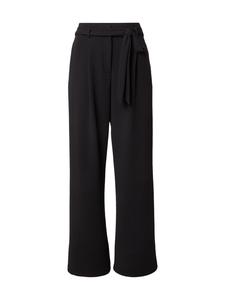 VILA Широкие брюки со складками спереди 'VIHILDA' в черном цвете