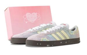 Adidas VL COURT 2.0 Romantic Stars, износостойкие, низкие немецкие армейские кроссовки, унисекс, желто-синие