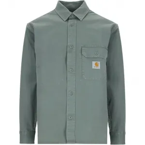 Куртка-рубашка Reno с логотипом Carhartt WIP, emerald зеленый