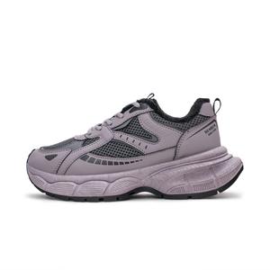 Кроссовки Anti-Slip Wear-Resistant Lightweight Height Increasing Warm Low-Top Platform Versatile Women's Humanism 1986, Gray Black (Fleece-Lined)