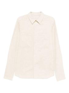 Рубашка с длинными рукавами Рика Оуэнса Rick Owens, нейтральный