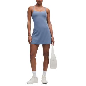 Lululemon Платье-чехол nulu женское denim blue