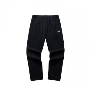 ANTA Трикотажные спортивные штаны мужские базовые черные