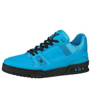 Кроссовки trainers 'blue with black' Louis Vuitton, синий