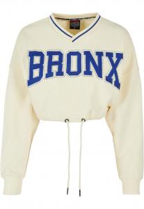 Толстовка Fubu Crew Rhinestone, белый/белый