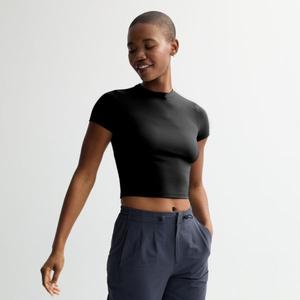 Женская футболка с коротким рукавом и надписью «Affair» Flx, черный