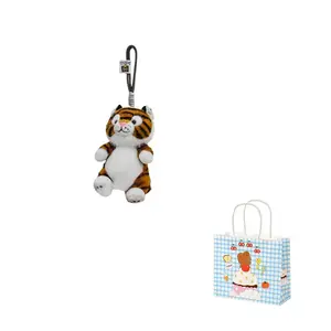 Очаровательная подвеска в виде утки, слона, пальмы, коллекции пингвина, плюшевого мишки, свиньи, мягкая игрушка, высота 15 см Dolls and bears dance