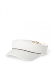 Brunello Cucinelli кепка с кристаллами, белый