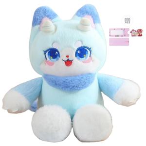 Плюшевая кукла мифического существа Meowth высотой 50 см AOLETU, Blue+Puppy Pull Greeting Card